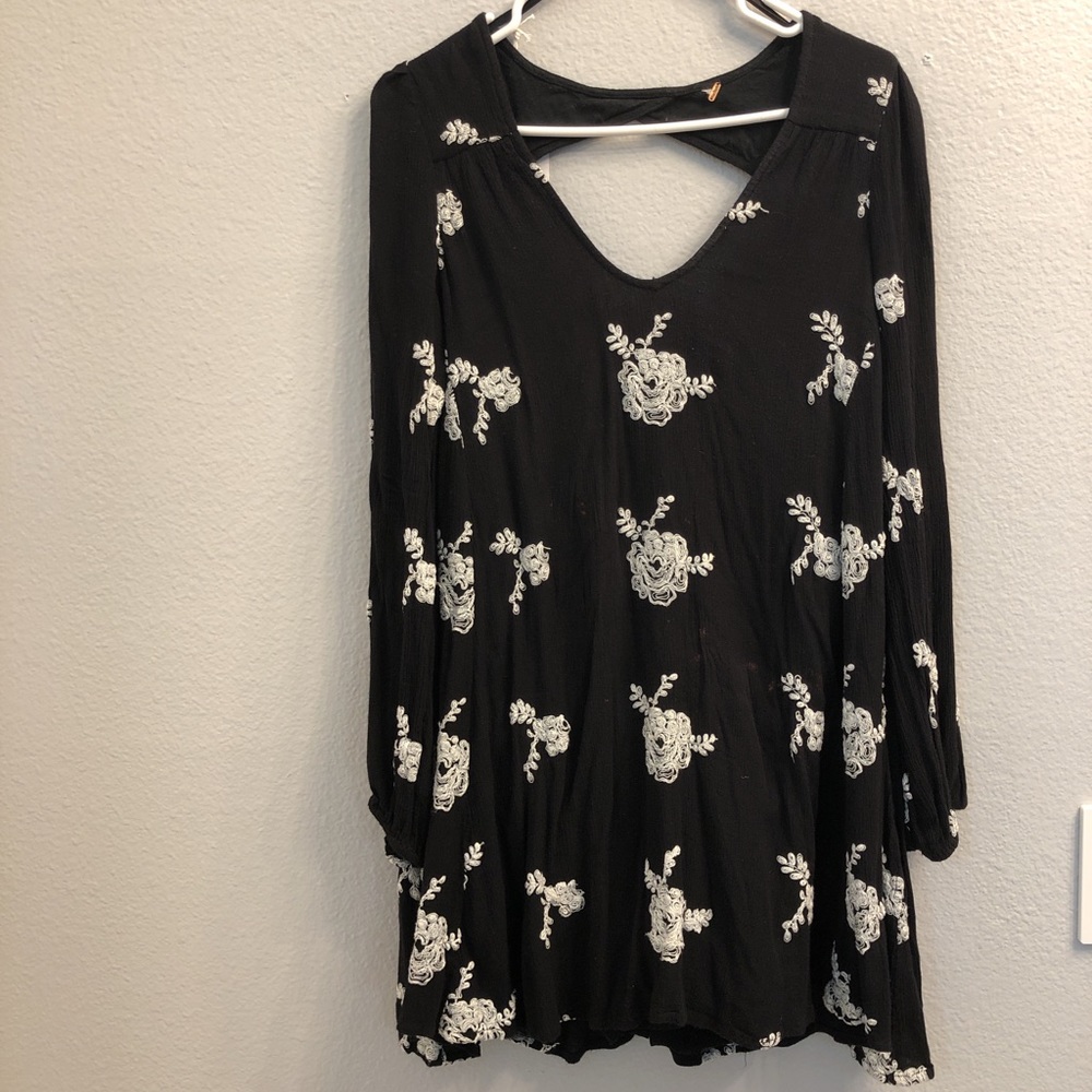 Embroidered Free People dress